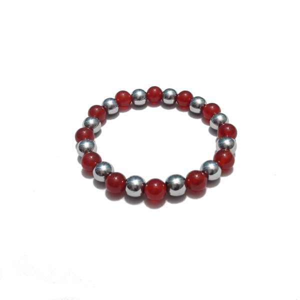 Carnelian Hematite Bracelet