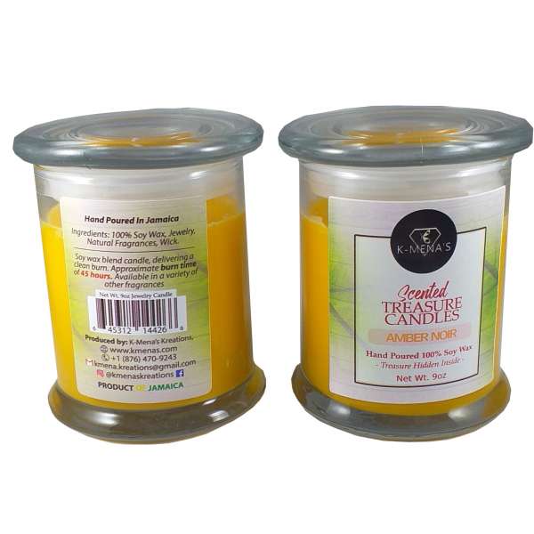 Amber Noir - 9oz Scented Treasure Candles - Image 3