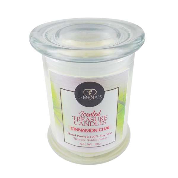 Cinnamon Chai - 9oz Scented Treasure Candles - Image 2