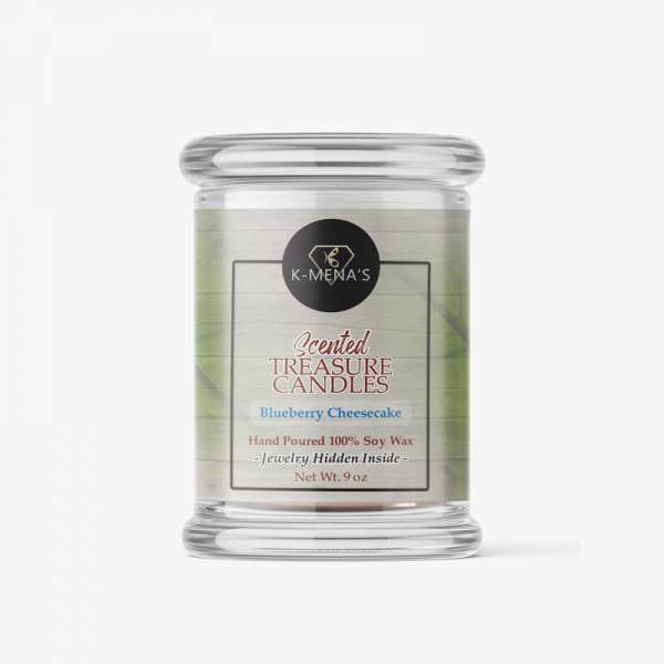 Blueberry Cheesecake - 9oz Scented Treasure Candles