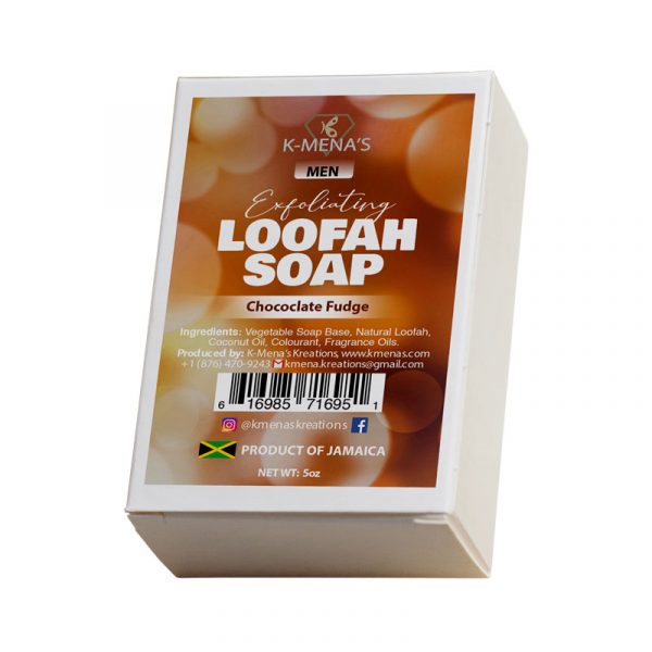Loofah Soap - Chocolate Fudge