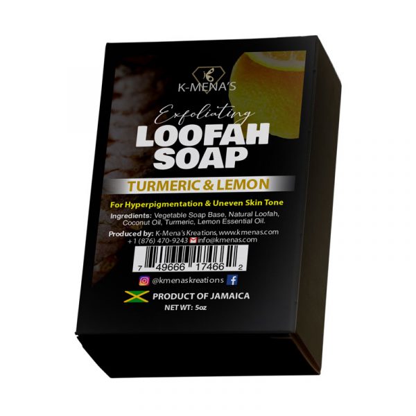 Loofah Soap - Turmeric & Lemon