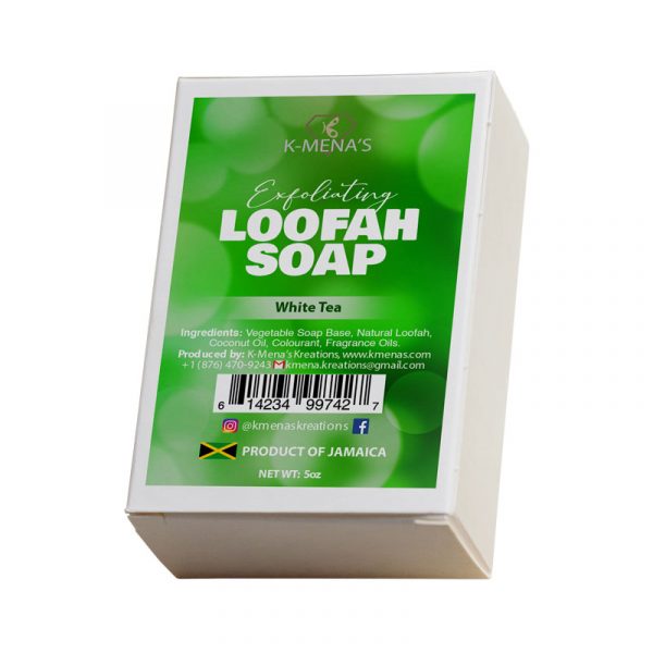 Loofah Soap - White Tea