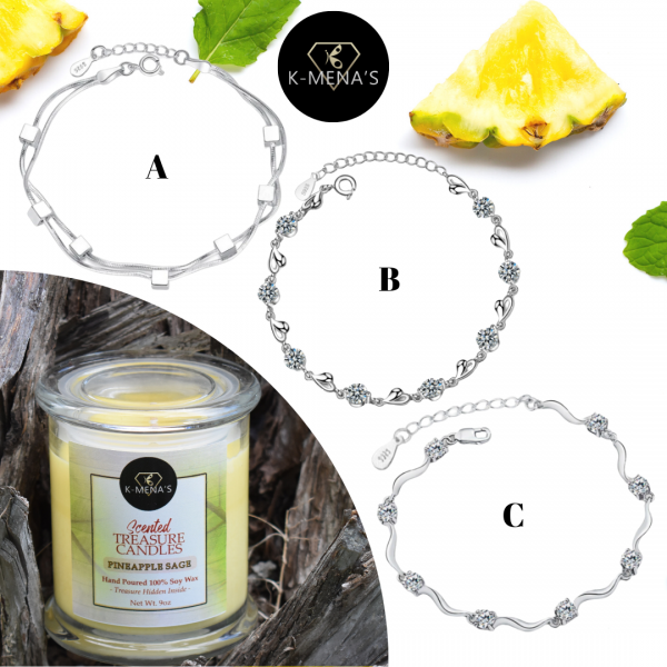 Pineapple Sage - 9oz Scented Treasure Candles - Image 2