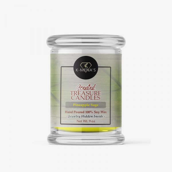 Pineapple Sage - 9oz Scented Treasure Candles