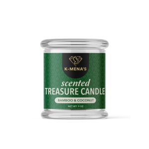 Bamboo & Coconut - 9oz Scented Treasure Candles