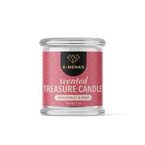Grapefruit & Mint - 9oz Scented Treasure Candles