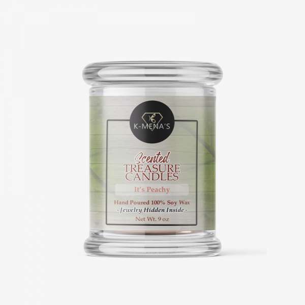 It's Peachy - 9oz Scented Treasure Candles