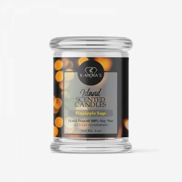 Pineapple Sage- 6oz Island Scented Candles