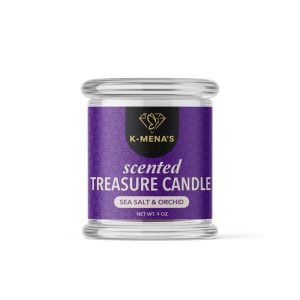 Sea Salt & Orchid - 9oz Scented Treasure Candles