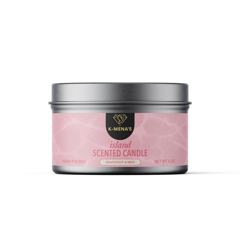 Grapefruit & Mint Tin Candle – 6oz