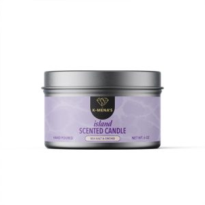 Sea Salt & Orchid Tin Candle – 6oz